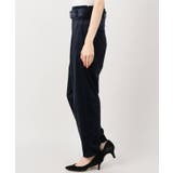 ＜ivory court＞ ハイウエストツイルパンツ(手洗い可) | B.C STOCK | 詳細画像4 