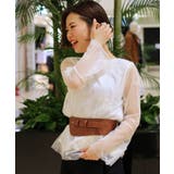 <ivory court> チュールレイヤード カットソーブラウス◆ | B.C STOCK | 詳細画像19