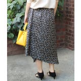 ブラック | ＜ivory court＞ イレギュラーヘムギャザースカート | B.C STOCK