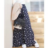 ネイビー | <Limitless Luxury> フラワーフレアスカート◆ | B.C STOCK