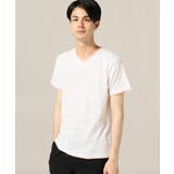 ホワイト | <B.C STOCK> スラブテンジクVネックTEE | B.C STOCK