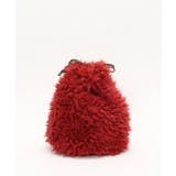 レッド | <B.C STOCK> ECO FUR DRAWSTRING BAG | B.C STOCK