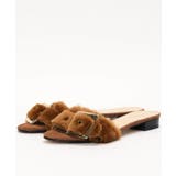 キャメル | <SLOBE IENA> MOHI ムートンバックルサンダル◆ | B.C STOCK