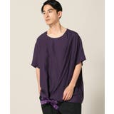パープル | <JOINT WORKS> テンセルクロスカシュクールシャツ | B.C STOCK
