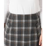 【SLOBE IENA スローブイエナ】チェックメルトン台形スカート◆ | B.C STOCK | 詳細画像4