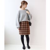【SLOBE IENA スローブイエナ】チェックメルトン台形スカート◆ | B.C STOCK | 詳細画像30