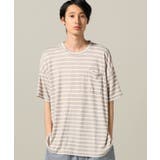 ベージュ | ソフトブークレドロップBDTシャツ | B.C STOCK