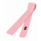 ピンク | <B.C STOCK> ソリッドシルクリネンニットタイ | B.C STOCK