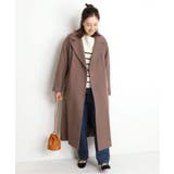 SLOBE IENA スローブイエナ】SUPER100ビックラペルコート◇[品番