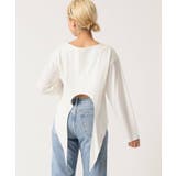 【CLIVE】バックリボンロングTシャツ | B.C STOCK | 詳細画像15