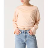 ピンク | 【CLIVE】バックリボンロングTシャツ | B.C STOCK
