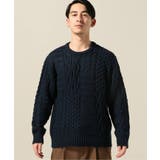 【B.C STOCK ベーセーストック】 ハイバルキーパッチワーククルーネック | B.C STOCK | 詳細画像6