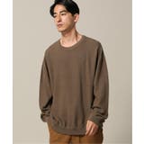 ベージュ | ウオッシャブルSUPIMAカノコクルーネック | B.C STOCK