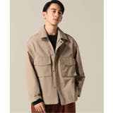 ベージュ | 【B.C STOCK ベーセーストック】ショートミリタリーブルゾン | B.C STOCK
