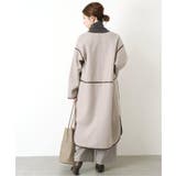 【B.C STOCK ベーセーストック】 パイピングクルーネックコート◆ | B.C STOCK | 詳細画像17