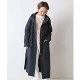 ネイビー | JW タスランフードロングコート◆ | B.C STOCK