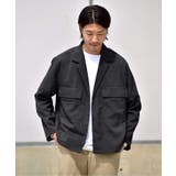 ブラック A | <B.C STOCK> メランジトロSHED WORK SHOUTER | B.C STOCK