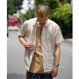 ベージュ | ペールタイピンググラフィティシャツ | B.C STOCK