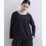 ブラック | ＜CLIVE＞ キャミSETレイヤードTOPS | B.C STOCK