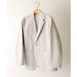 グレーA | ＜B.C STOCK＞ ドゥースリネンジャケット【セットアップ着用可能】 | B.C STOCK