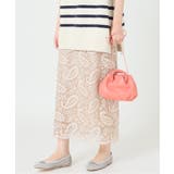 ナチュラル | <IENA> バイカラーレースタイトスカート◆ | B.C STOCK