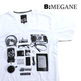 MEGANE | VネックTシャツ メンズ プリントT | BEAT JIVE