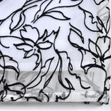 日本製ポンチ花柄フロッキー切替ワンピース(100~150cm) | BeBe | 詳細画像11 