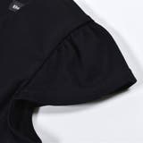 日本製ポンチ花柄フロッキー切替ワンピース(100~150cm) | BeBe | 詳細画像9 