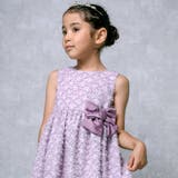 シャギージャガードドレス(100~140cm) | BeBe | 詳細画像3 