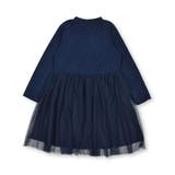 バレエシューズ刺しゅうチュール切替ワンピース(80~150cm) | BeBe | 詳細画像7 