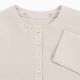 付け襟3wayパールボタンダブルクロスワンピース(100~130cm) | BeBe | 詳細画像10 