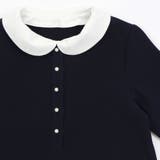 付け襟3wayパールボタンダブルクロスワンピース(100~130cm) | BeBe | 詳細画像15 