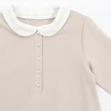 付け襟3wayパールボタンダブルクロスワンピース(100~130cm) | BeBe | 詳細画像7 