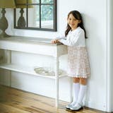 【日本製】フラワーレース襟付きAラインワンピース(90~130cm) | BeBe | 詳細画像5 