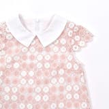【日本製】フラワーレース襟付きAラインワンピース(90~130cm) | BeBe | 詳細画像9 