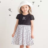 【お揃い】復刻アーカイブフローラルプリントワンピース(90~150cm) | BeBe | 詳細画像1