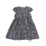 【お揃い】先染めチェックローズプリントフリルワンピース(90~150cm) | BeBe | 詳細画像11 