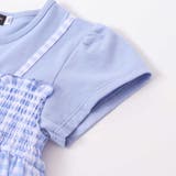 ギンガムシャーリングキャミドッキングワンピース(80~150cm) | BeBe | 詳細画像13 