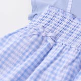 ギンガムシャーリングキャミドッキングワンピース(80~150cm) | BeBe | 詳細画像14 