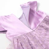 【パニエ付】サテン×チュールレースドレス(95~150cm) | BeBe | 詳細画像13
