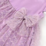 【パニエ付】サテン×チュールレースドレス(95~150cm) | BeBe | 詳細画像14