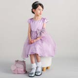 【パニエ付】サテン×チュールレースドレス(95~150cm) | BeBe | 詳細画像3