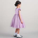 【パニエ付】サテン×チュールレースドレス(95~150cm) | BeBe | 詳細画像4