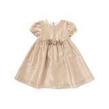 ローズモチーフカールマイヤーパフスリーブドレス(100~140cm) | BeBe | 詳細画像12