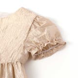 ローズモチーフカールマイヤーパフスリーブドレス(100~140cm) | BeBe | 詳細画像15