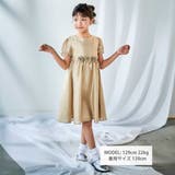 ローズモチーフカールマイヤーパフスリーブドレス(100~140cm) | BeBe | 詳細画像6