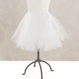 【パニエ付】【日本製】ラッセルレースギャザードレス(100~140cm) | BeBe | 詳細画像12 