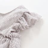 【パニエ付】【日本製】ラッセルレースギャザードレス(100~140cm) | BeBe | 詳細画像17 