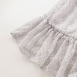 【パニエ付】【日本製】ラッセルレースギャザードレス(100~140cm) | BeBe | 詳細画像19 