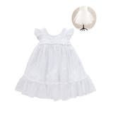 【パニエ付】【日本製】ラッセルレースギャザードレス(100~140cm) | BeBe | 詳細画像6 